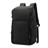 #81014 黑色 戶外男士雙肩包 定型 商务防泼水电脑包企业定制LOGO礼品背包