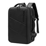 工厂定制可扩容大容量男士双肩包出差旅行商务书包16.1寸电脑背包