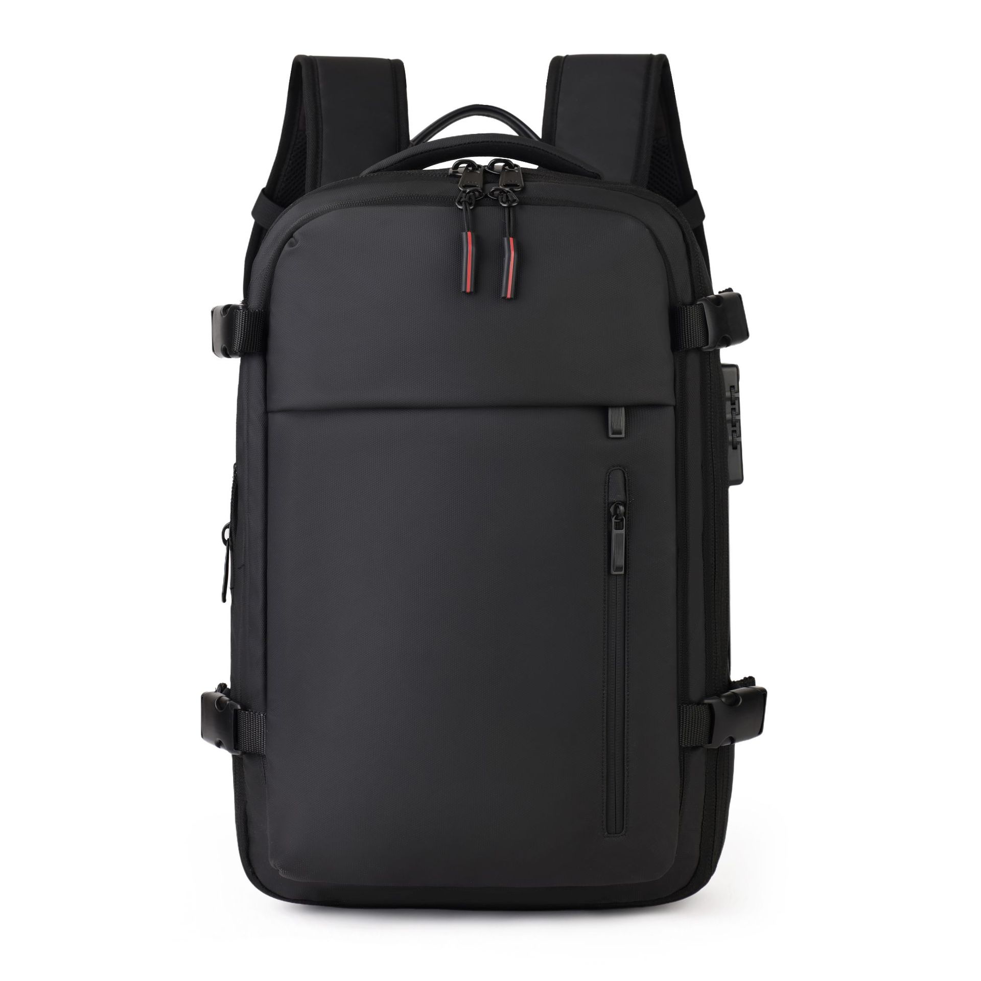 backpack 2501黑色抽气电脑商务背包定制